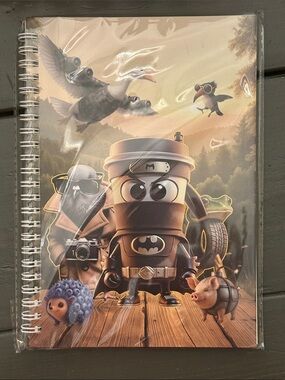 Cappuccino Assassino Batman Spiral Notebook Journal Meme Brainrot New
